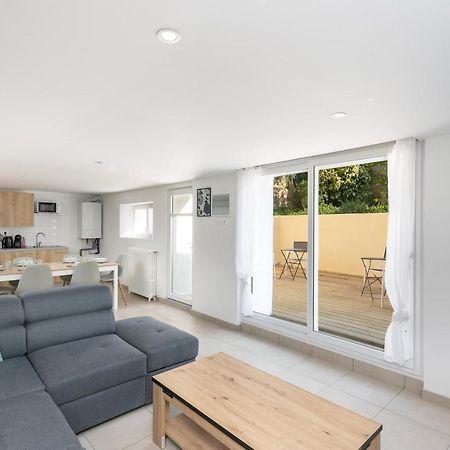 La Recouvrance : Chambre spacieuse avec sdb privative, cuisine et salon partagés, terrasse, proche facs et centre Brest Exterior foto