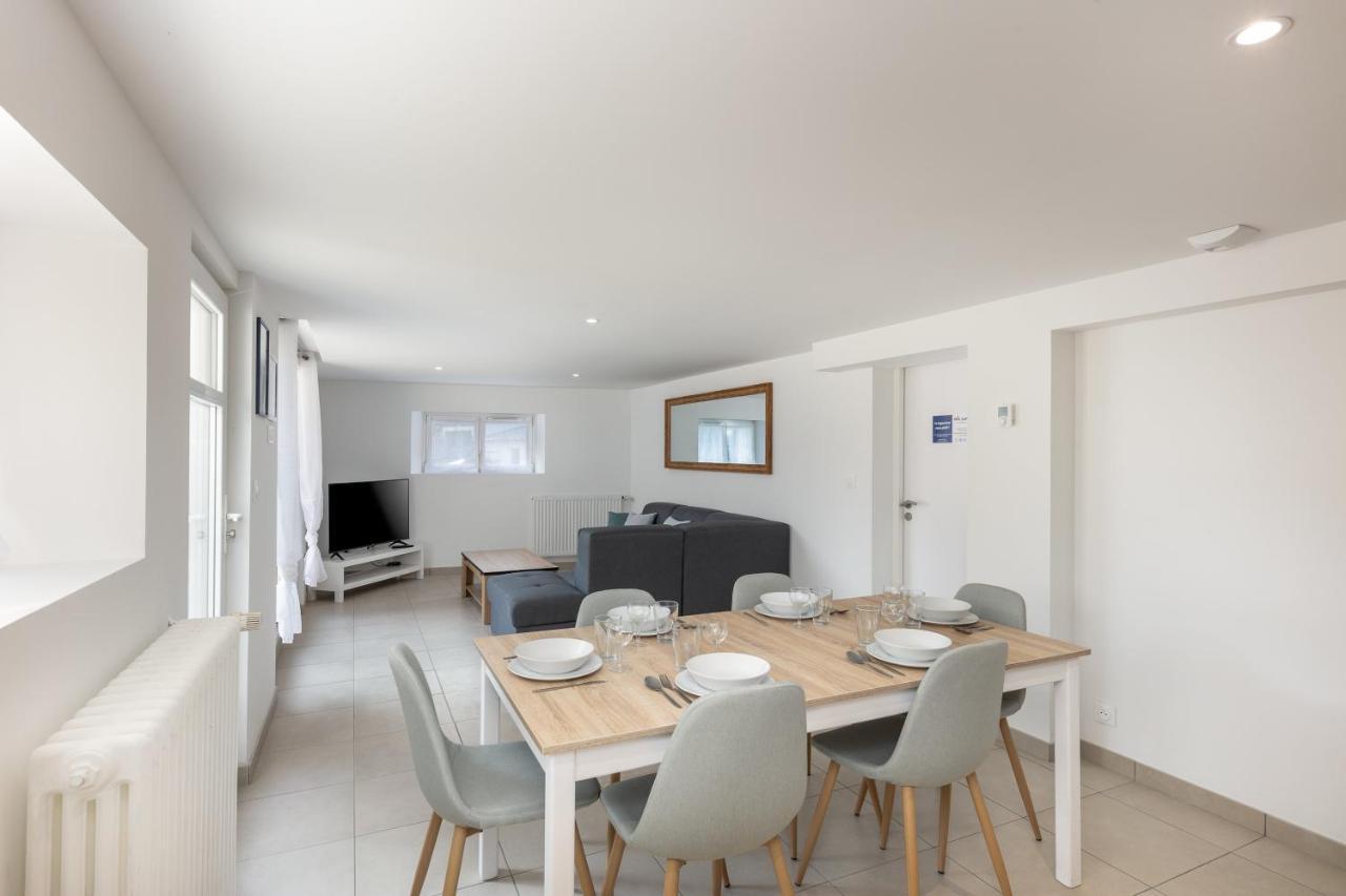 La Recouvrance : Chambre spacieuse avec sdb privative, cuisine et salon partagés, terrasse, proche facs et centre Brest Exterior foto